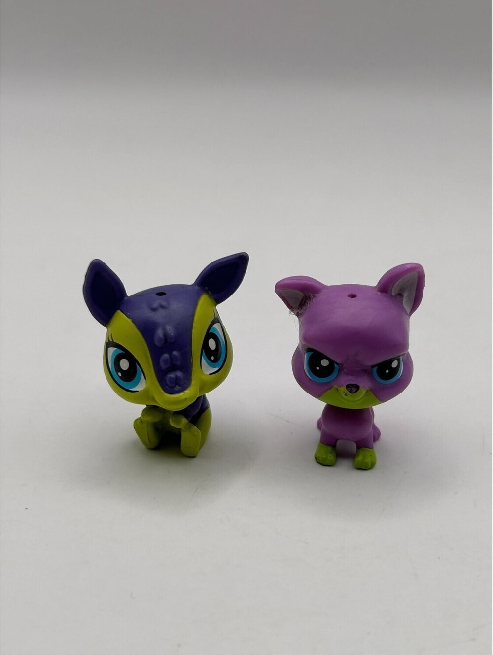 Hasbro Littlest Pet Shop Teensies Mini Figures Lot 2 Armadillo Dog